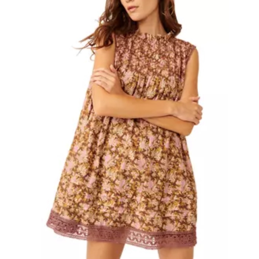 Free People Shea Printed Mini Dress🎁